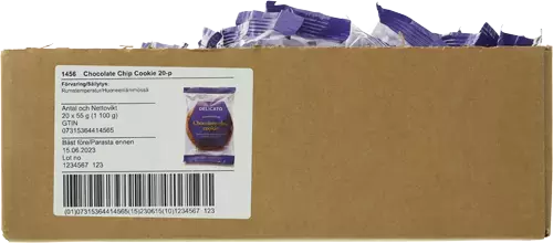 Delicato Chocolate Chip Cookie 20-pack