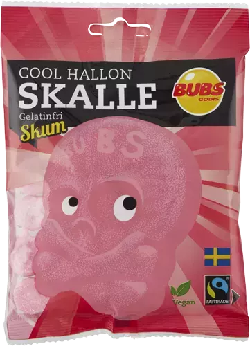 3st - Bubs Cool Hallonskalle skum 90g
