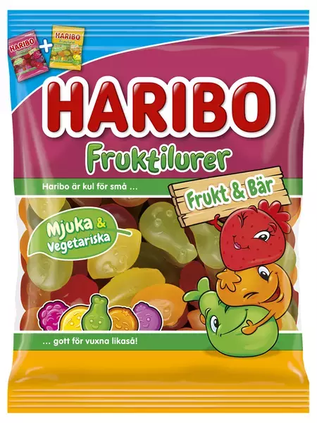 Haribo Fruktilurer Frukt & Bär 80g