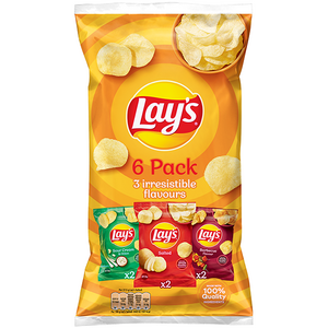 Lays 6-pack 165g