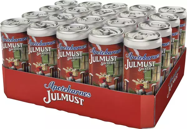 Apotekarnes Julmust sockerfri 20st 33cl
