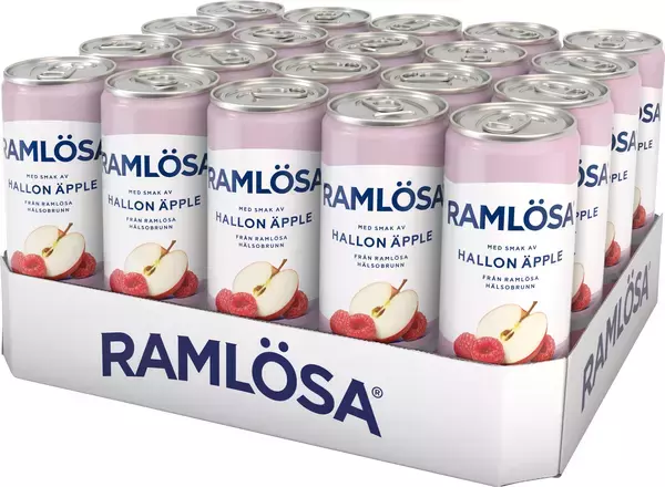 Ramlösa Hallon Äpple 33 cl x 20 st