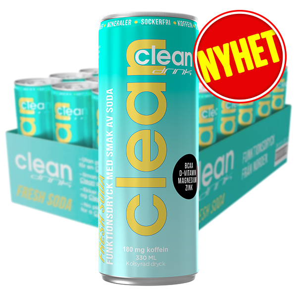 Clean Drink Fresh Soda 24x 33cl