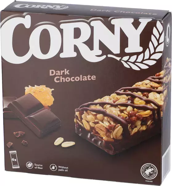 4st - Corny Mörk Choklad 6-pack (6x23g)