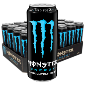 Monster Absolutely Zero (blå) 24 x 50cl