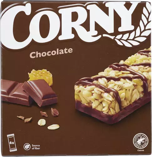 Corny Bars Choklad 6-pack 25g x 10st