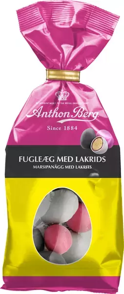 Anthon Berg Marsipanägg Lakrits 124g