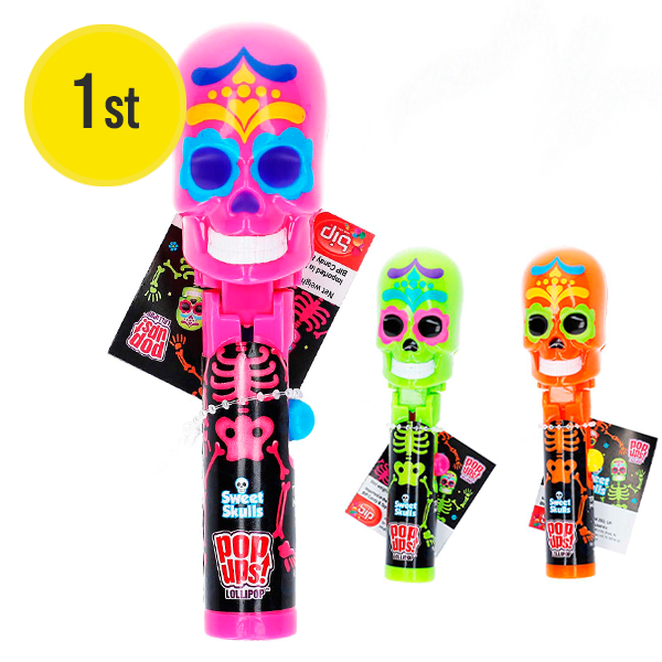 1st - Sweet Skulls Pop Ups Lollipop 10g