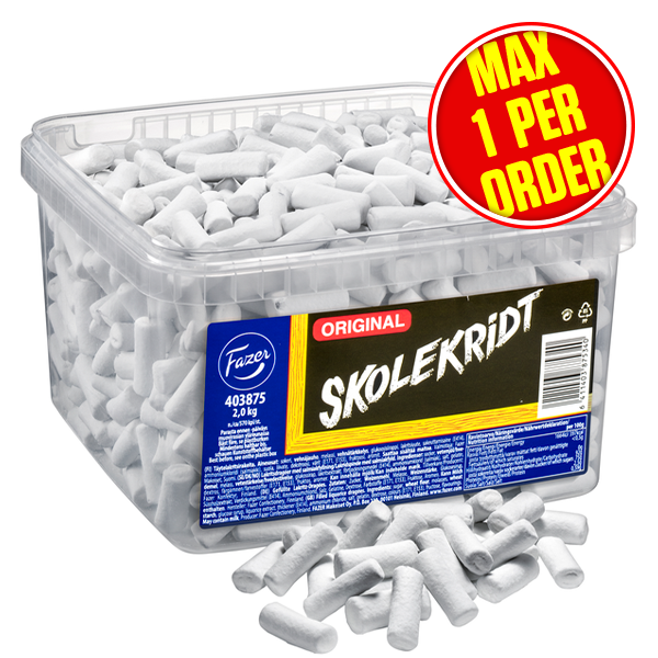 Fazer Skolekridt 2kg