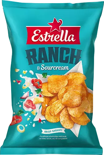 Estrella Ranch & Sourcream 175g