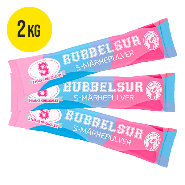 S-Märke pulver Bubbelsur