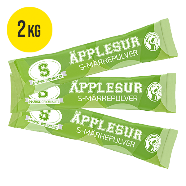 S-Märke pulver Äpplesur 2kg