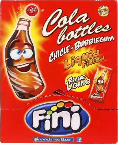 Fini Cola Bottles Bubble Gum 200st