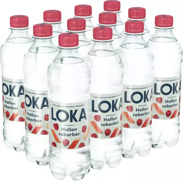 Loka Hallon Rabarber 12x50cl
