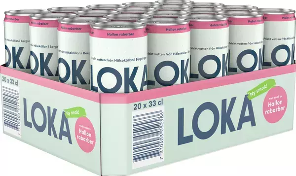 Loka Hallon Rabarber 20st x 33cl