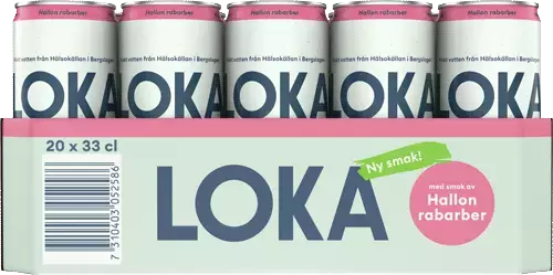 Loka Hallon Rabarber 20st x 33cl