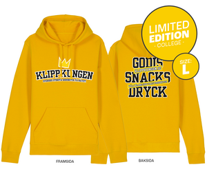 Klippkungen College Gul Hoodie L