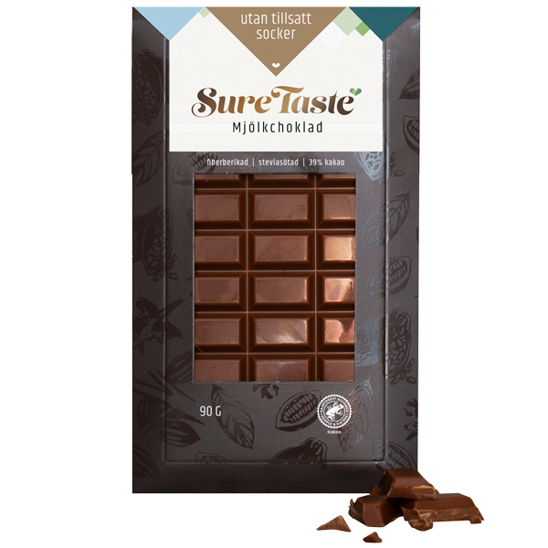 Sure Taste Chokladkaka Mjölkchoklad 90g