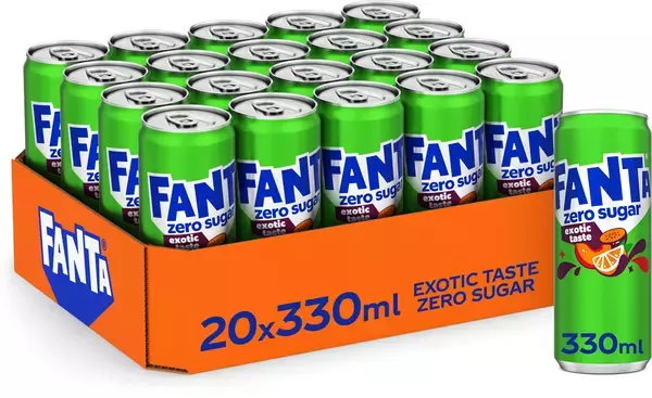 Fanta Exotic Zero 33cl x 20st