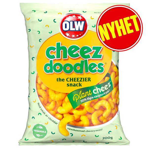 OLW Cheez Doodles Plant Cheez 200g