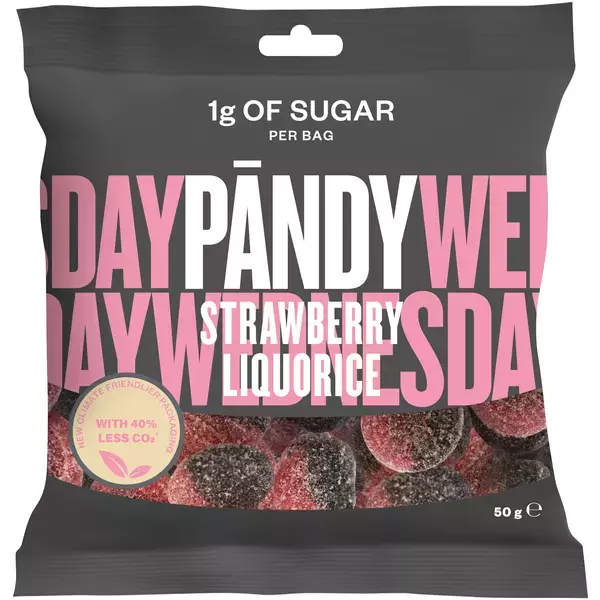 Pändy Strawberry Liquorice 50g