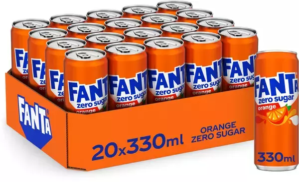 Fanta Orange Zero 33 cl x 20 st