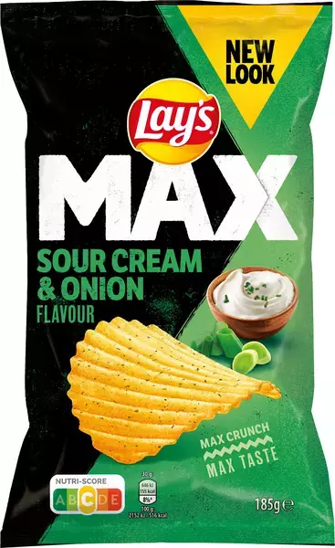 Lays Max Sourcream& Onion 185g