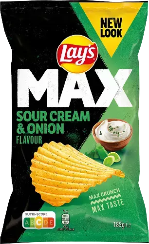 Lays Max Sourcream& Onion 185g