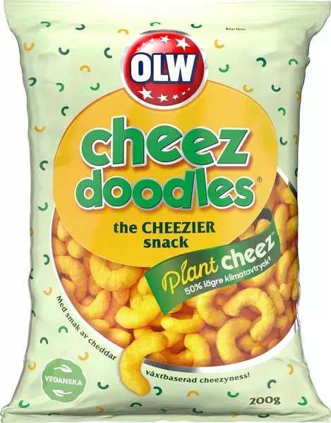 OLW Cheez Doodles Plant Cheez 200g