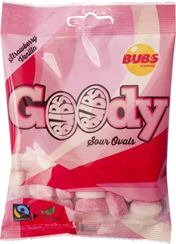 BUBS Goody Sour Strawberry Vanilla 90g