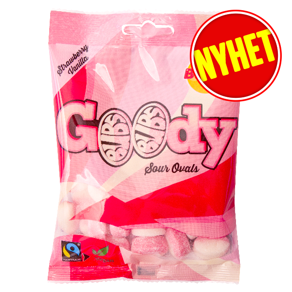 BUBS Goody Sour Strawberry Vanilla 90g