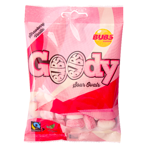 BUBS Goody Sour Strawberry Vanilla 90g