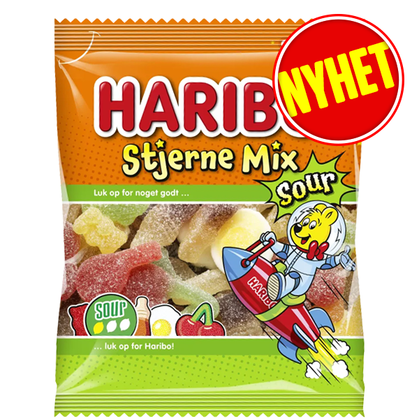 Haribo Stjärn Mix Sur 150g