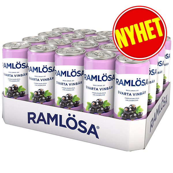Ramlösa Svarta Vinbär 33 cl x 20 st