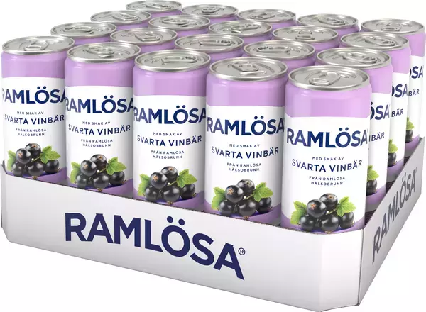Ramlösa Svarta Vinbär 33 cl x 20 st