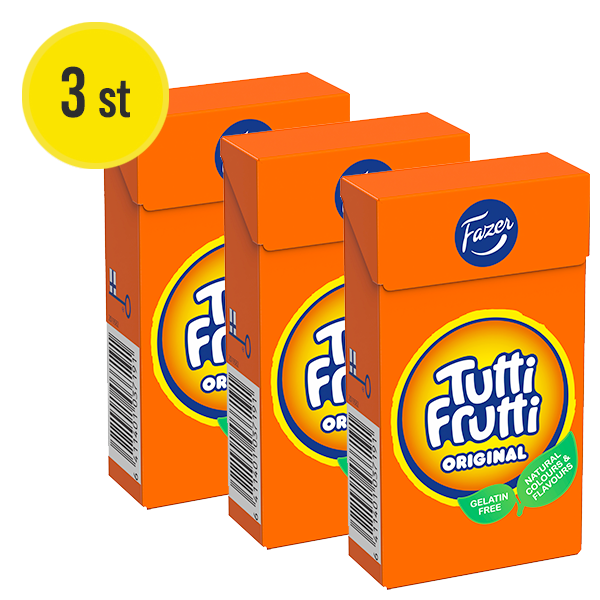 3st - Tutti Frutti Tablettask 38g