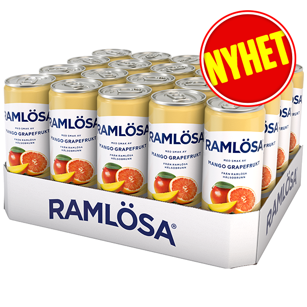 Ramlösa Mango Grapefrukt 33 cl x 20 st