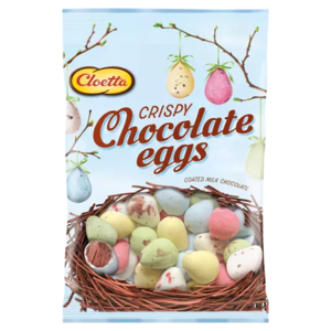 Cloetta Crispy Chocolate Eggs 110g