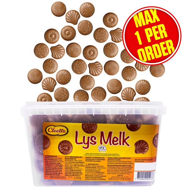 Cloetta Lys Melk 1,7kg