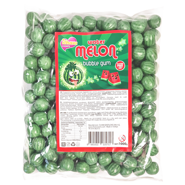 Watermelon Bubble Gum 1kg