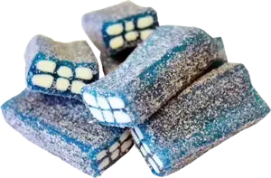 SOCKRAD TEGELSTEN BLÅBÄR - 1 kg