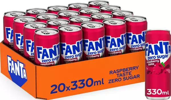 Fanta Zero Raspberry 33cl x 20st
