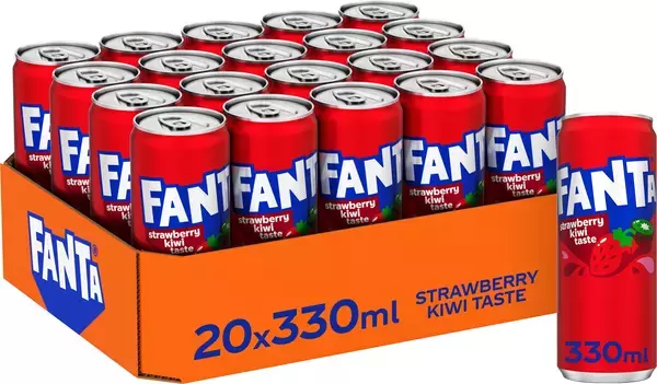 Fanta Strawberry & Kiwi 33cl x 20st