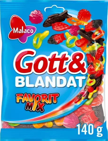 GOTT & BLANDAT FAVORITMIX 140 G