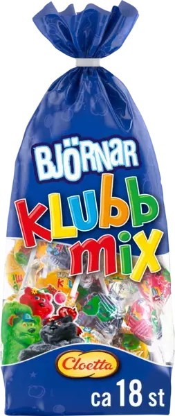 Björnar Klubbmix påse 200G