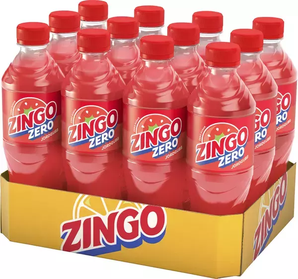 Zingo Jordgubb Sockerfri 50 cl x 12 st