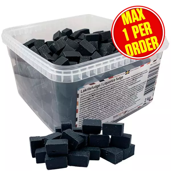 Lakritsfudge 2kg