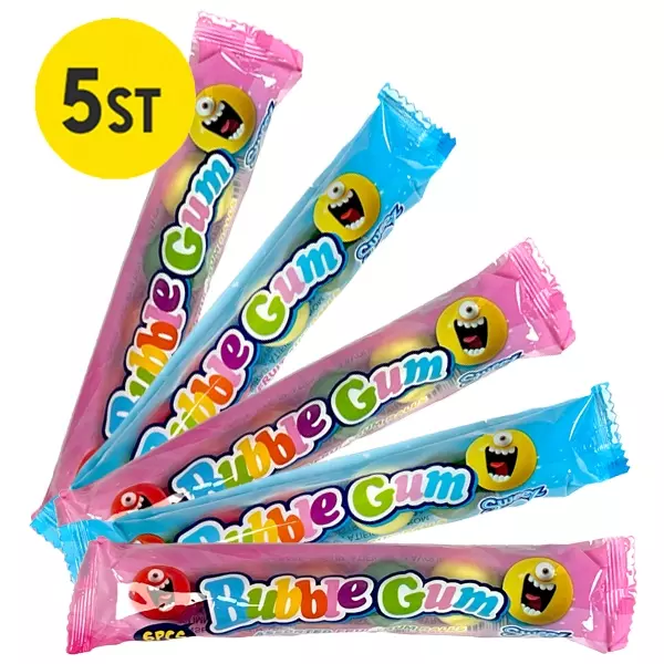 5st - Tuggummikulor Fruit 6-pack 29g