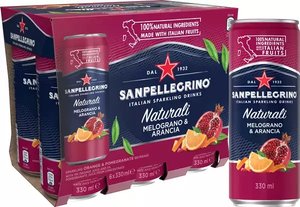 San Pellegrino Melograno Arancia 33cl-24