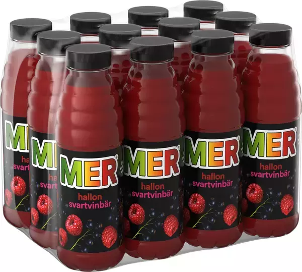 MER Hallon/Svartvinbär 50cl - 12st